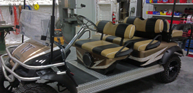Stretch Platinum Club Car, Golf Cart